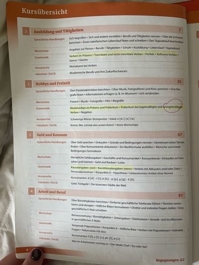 A2 Level German Textbook
