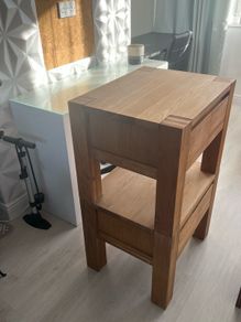 Alto Natural Solid Oak Bedside/Side Tables