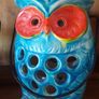 vintage owl candleholder Image 2