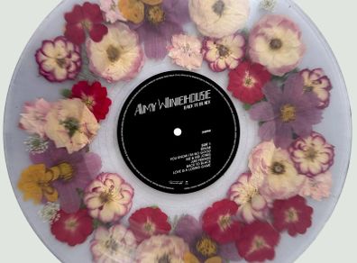 Amy Winehouse - Back To Black flower-filled vinyl LP