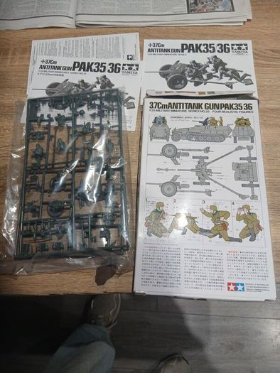 Tamiya 3.7 Cm Pak Anti-tank Gun Pak 35/36