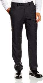 Daniel Hechter men's trousers, straight leg modular, grey, size 98, 44L, XS to S