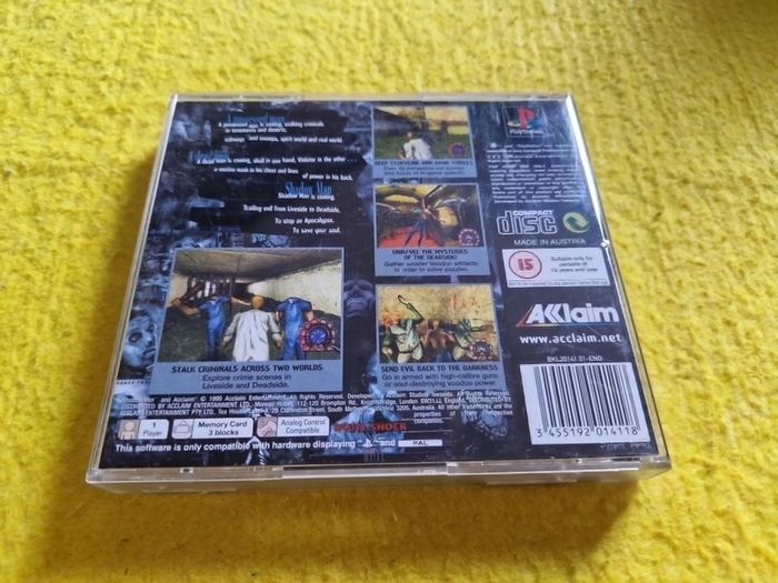 Shadow Man Shadowman PlayStation1 Ps1 PlayStation2 Ps2 games Original