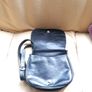 Texier Black Leather Vintage Cross Body Bag Image 6