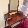 Antique-Style Wooden Dressing Table / Vanity with Mirror Image 6