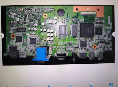 Mitsubishi Xd221u Video Projector Main Input Output Board P6a47-0101 A