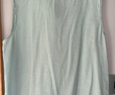 Zara light green top with ties at the back Sz M BNWT