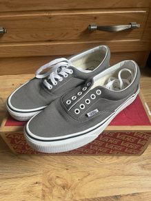 brand new grey Vans trainers