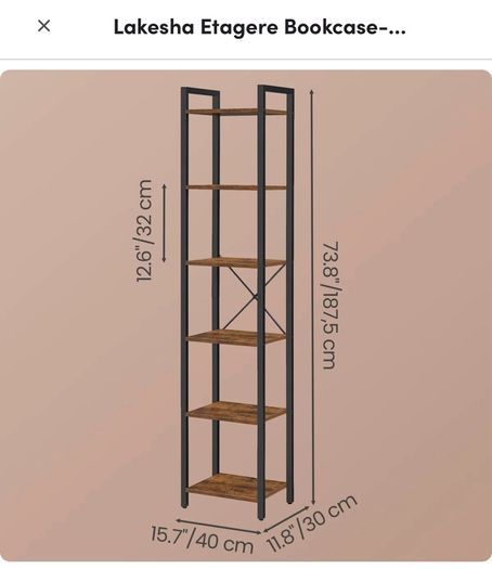 Lakesha Etagere Bookcase