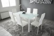 Glass dining table set with 6 chairs Free Delivery
