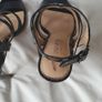 Una healy battle lines gladiator hi heels size 5 black leather Image 9