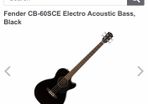 Fender 6B-60SCE Electro acoustic bass