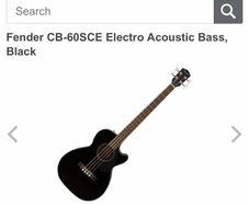 Fender 6B-60SCE Electro acoustic bass