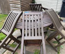 Garden table and chairs