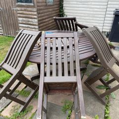 Garden table and chairs