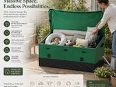 XXL Outdoor Storage Box Waterproof Garden Storage Container Tarpaulin Cushion Box