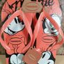 Havianas Minnie mouse pink laranja cyber flip flops size UK 8 - 9 EU 41 42 Image 2