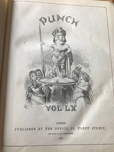 1871 - 1872 Antique ' Punch- New Library Series'