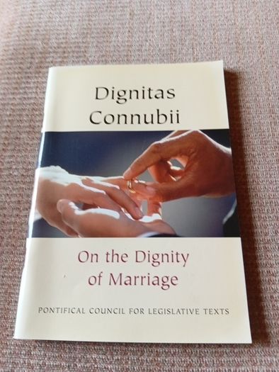 2005 Dignitas Connubi. On the Dignity of Marriage. Religious.
