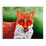 Fox Original Acrylic Painting Image 3