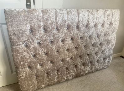 Double headboard velvet