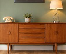 Refinished Teak Sideboard