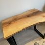 Handmade Live edge/ hardwood industrial Office desks Image 10