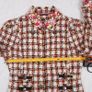 Next Orange White Tweed Jacket Boucle Blazer 10UK/38EU Image 9
