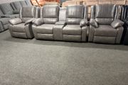 2+1+1 leather Recliner sofas