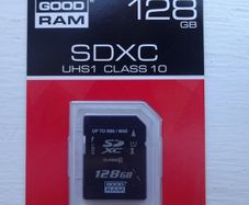 128Gb SD SDXC Class 10 UHS-1 +90/45MB Memory Card GoodRam Secure Digital
