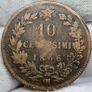 Italy 1866 10 Centesimi Image 2