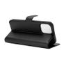 For iPhone 12 Pro Max Wallet Case Cover Flip Book PU Leather Holder Card Slots Black - FHT09IPK1 Image 4