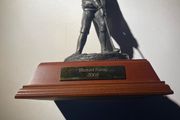 Signed Tom Mackie Sculpture Of A Golfer, Cold Cast Bronze