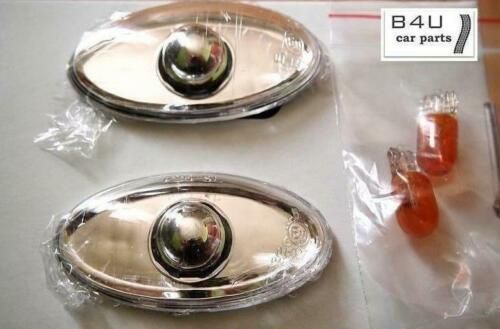 Silver Side Light Repeater Indicators Set Citroen Berlingo C1 C2 C3 C5 Xsara