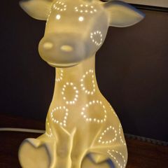 belleek pottery night light