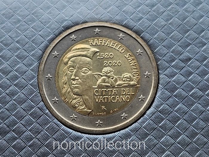 Vatican City 2020 year Brilliant Uncirculated Commemorative 2 Euro coin.