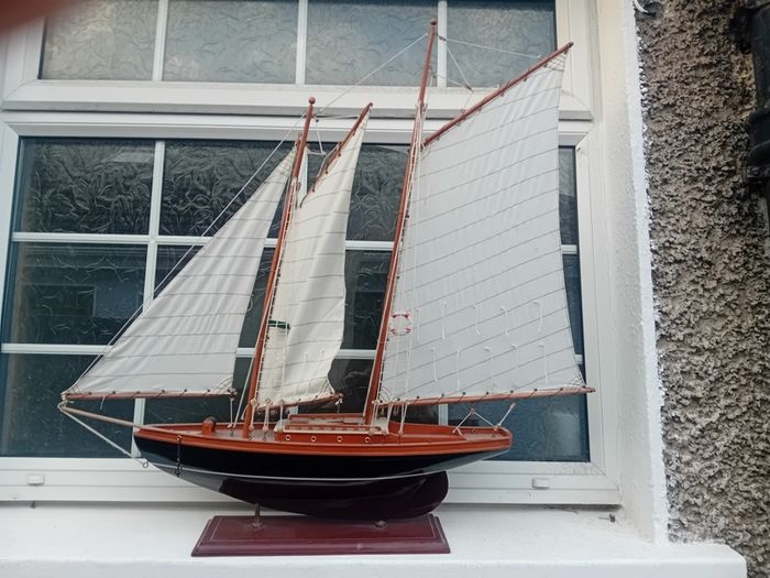 Decorative Wooden Sailing Ship Model