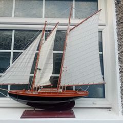 Decorative Wooden Sailing Ship Model