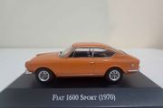 Fiat 1600 Coupe 1:43 Model Reduced To Clear