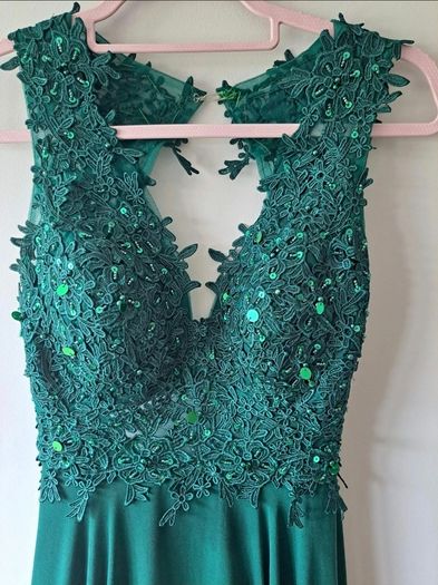 Maxi dress hunter green