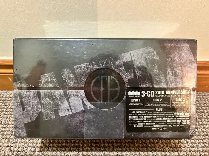 Pantera CFH Cowboys From Hell 3 CD 20th Anniversary Ultimate Box New Sealed