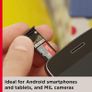 Ultra micro SD cards + SD adapter 64GB (For Android Smartphones and Tablets, Memory card up to 140 MB/s, A1 Faster App Performance, UHS-I, Class 10, U1) (2-pack) Image 3