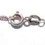 Vintage Sterling Silver 925 Cross  Cubic Zirconia Pendant and Chain length 16" / 4,90g Image 8