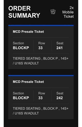 Kevin Bridges tickets x2