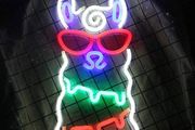 Alpaca Neon Light LED Neon Sign Wall Lights Operated by USB (15.7 inch 8.7 inch)