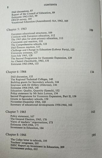 Post Primary Education in Ireland 1957 to 1970 - Irish Education History Book