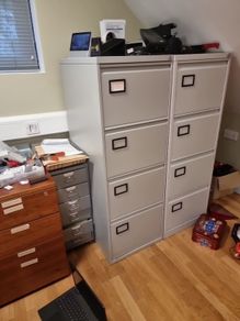 4 drawer metal filing cabinet
