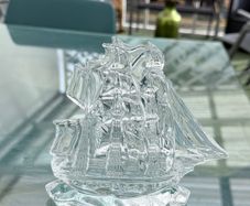 waterford  crystal ship