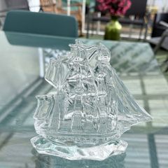 waterford  crystal ship