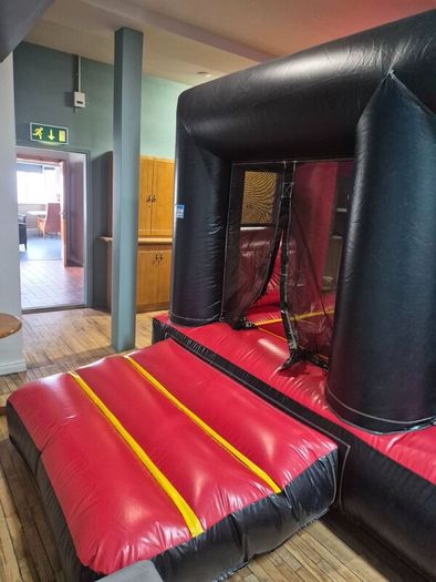 Inflatable bouncy castle